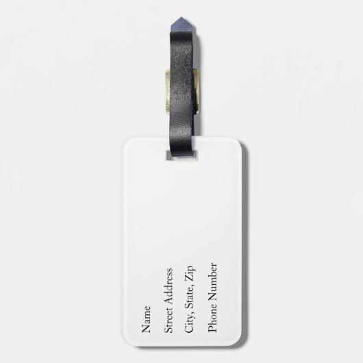 Kalalau Rainbow Bagagelabel (Achterkant verticaal)