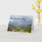 Kalalau Rainbow Moederdag Kaart (Gele Bloem)