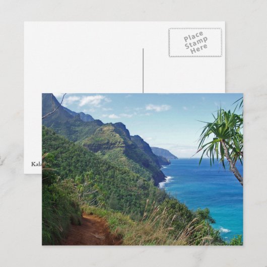 Kalalau Trail Briefkaart (Voorkant / Achterkant)