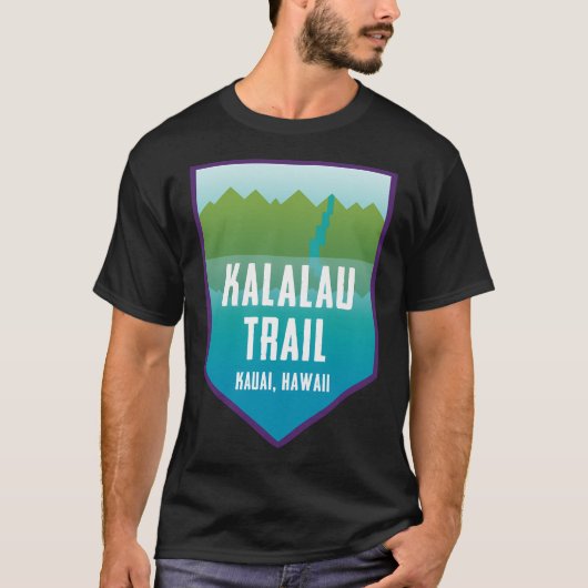 Kalalau Trail - Kauai T-shirt (Voorkant)