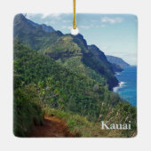 Kalalau Trail Keramisch Ornament (Achterkant)