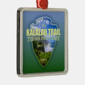 Kalalau Trail (pijlpunt) Metalen Ornament (Rechts)