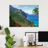 Kalalau Trail Poster (Thuiskantoor)