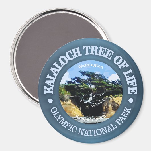 Kalaloch Tree of Life Magneet (Voorkant / Achterkant)