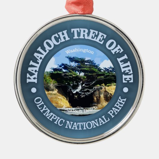 Kalaloch Tree of Life Metalen Ornament (Voorkant)