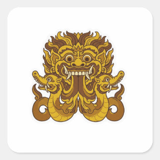 Kalamakara Vierkante Sticker