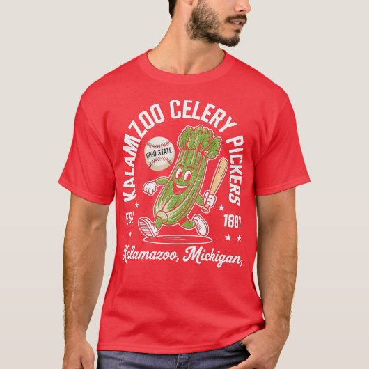 Kalamazoo Celery Pickers T-shirt (Voorkant)