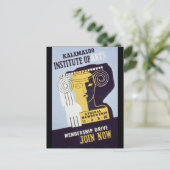 Kalamazoo Institute of Arts - WPA Poster - Briefkaart (Staand voorkant)