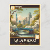 Kalamazoo, Michigan |  Briefkaart (Voorkant)