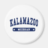 Kalamazoo Michigan College Style-shirts Magneet (Voorkant)