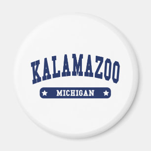 Kalamazoo Michigan College Style-shirts Magneet