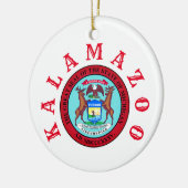 Kalamazoo, Michigan Keramisch Ornament (Links)