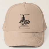 KALAMAZOO Velocipede Railroad Hand Car 1887 Trucker Pet (Voorkant)