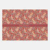 Kalamkari aangepaste begroeting inpakpapier vel (Voorkant)