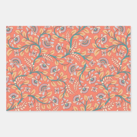 Kalamkari Inpakpapier Vel (Voorkant 3)