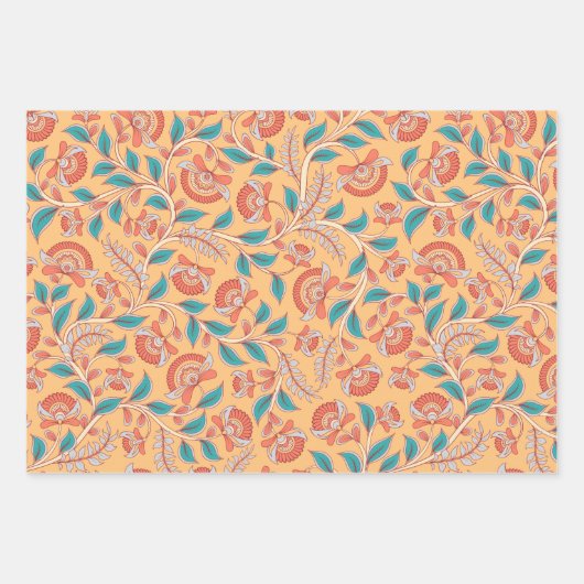 Kalamkari Inpakpapier Vel (Voorkant 2)