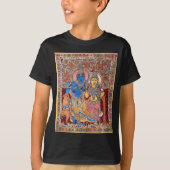 KALAMKARI RADHA KRISHNA PAINTING T-SHIRT (Voorkant)