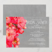 Kalanchoe Bridal Shower Invitations Kaart (Voorkant / Achterkant)
