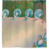 Kalanchoe Plant Abstract Douchegordijn (Voorkant)