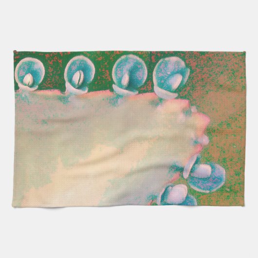 Kalanchoe Plant Abstract Theedoek (Horizontaal)