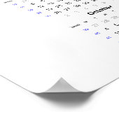 Kalandender meeuw 2021 Poster - Maandag eerst (Hoek)