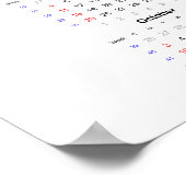 Kalandermuurkalender meeuw 2021 Poster - Zondag ee (Hoek)