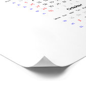 Kalandkalender 2022 Poster - Zondag eerst (Hoek)