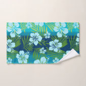 Kalani Tie Dye Blend Tropisch Hibiscus - Blauwgroe Bad Handdoek (Handdoek)