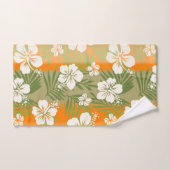 Kalani Tie Dye Blend Tropisch Hibiscus - Oranje Bad Handdoek (Handdoek)