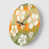 Kalani Tie Dye Blend Tropisch Hibiscus - Oranje Grote Klok (Hoek)