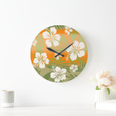 Kalani Tie Dye Blend Tropisch Hibiscus - Oranje Grote Klok (Huis)