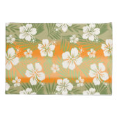 Kalani Tie Dye Blend Tropisch Hibiscus - Oranje Kussensloop (Achterkant)