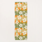 Kalani Tie Dye Blend Tropisch Hibiscus - Oranje Yogamat (Achterkant)