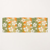 Kalani Tie Dye Blend Tropisch Hibiscus - Oranje Yogamat (Voorkant (horizontaal))