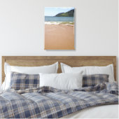 Kalapaki Bay Strand op Kauai in Hawaï Canvas Afdruk (Insitu (Slaapkamer))