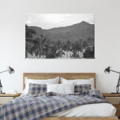 Kalapaki Beach Bay Kauai Canvas Afdruk (Insitu (Slaapkamer))