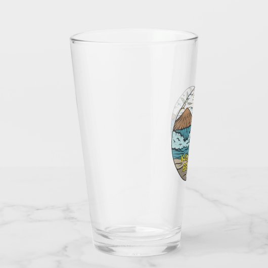 Kalapaki Beach Hawaii Vintage Glas (Rechts)