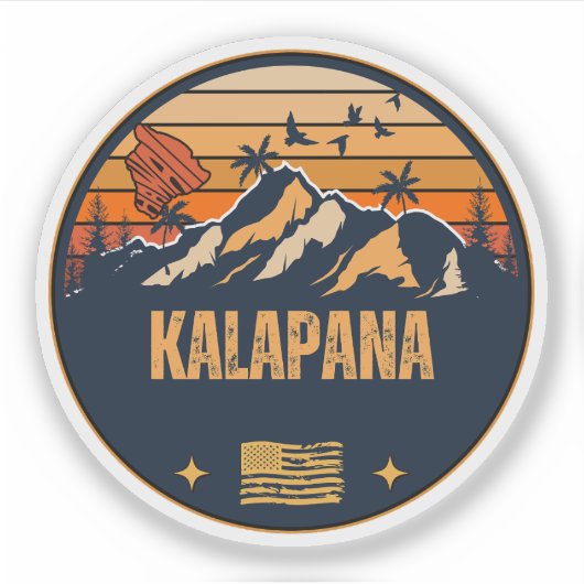 Kalapana, Hawaï Sticker (Voorkant)