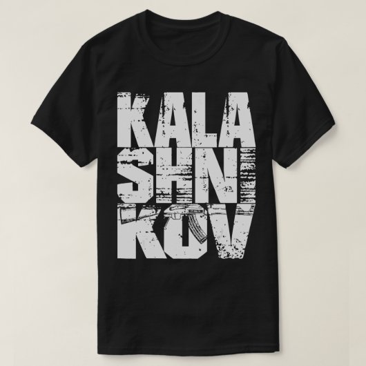 Kalashnikov AK47 AK47 Gift T-shirt (Design voorkant)