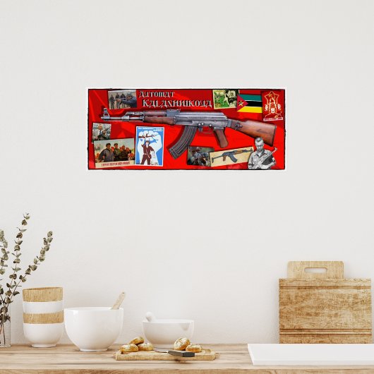 Kalashnikova Poster (Keuken)