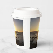 Kalbarri Beach Sunset Papieren Bekers (Rechts)