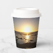 Kalbarri Beach Sunset Papieren Bekers (Voorkant)