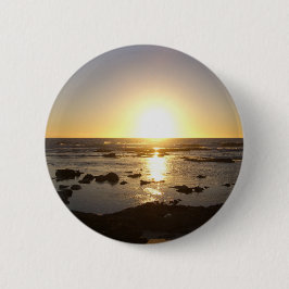 Kalbarri Beach Sunset Ronde Button 5,7 Cm