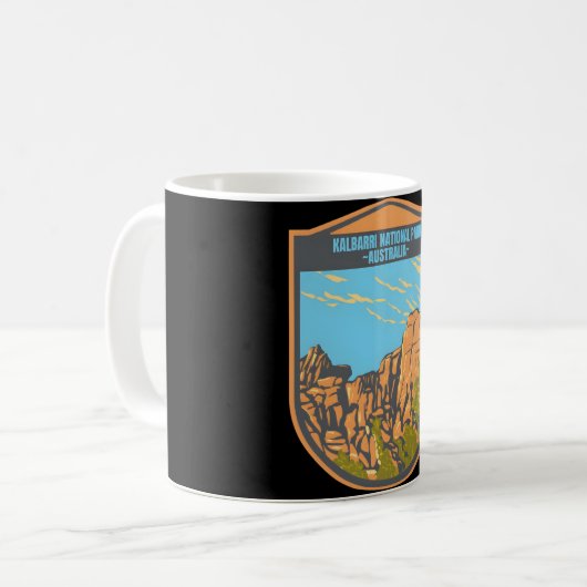 Kalbarri � de eindeloze horizon van Australië Koffiemok (Voorkant links)