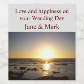 Kalbarri Sunset Wijn Etiket (Enkel label)