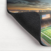 Kale adelaar die met een Football vliegt Muismat (Hoek)