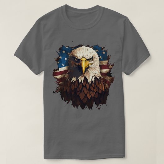 Kale adelaar en een US T-shirt (Design voorkant)