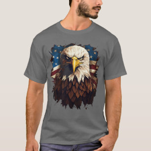 Kale adelaar en een US T-shirt