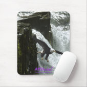 Kale adelaar houding! Motivatie Mousepad Muismat (Met muis)