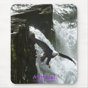 Kale adelaar houding! Motivatie Mousepad Muismat